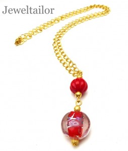 Jeweltailor Flamenco Red Necklace